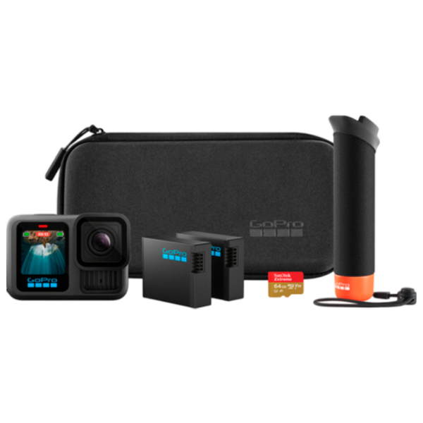 Экшн-камера GoPro Hero 13 + Accessories Bundle (Сard 64GB+Handler+Battery) 27.6 МП Черный photo 6