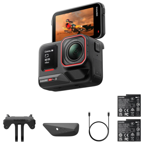 Cameră action Insta360 Ace Pro 2 50 MP Black photo 9