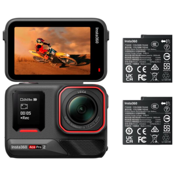 Экшн-камера Insta360 Ace Pro 2 Bundle 48 МП Черный photo 9