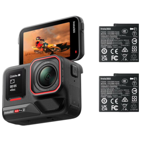 Экшн-камера Insta360 Ace Pro 2 Bundle 48 МП Черный photo 10