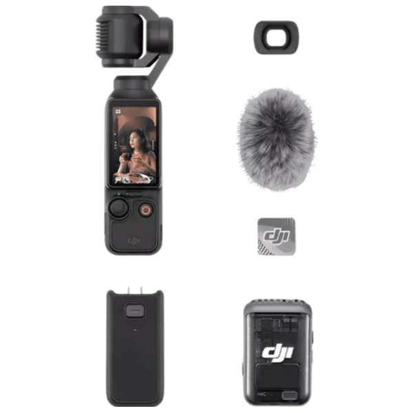 Cameră action DJI Osmo Pocket 3 Creator Combo 12 MP Black photo 5