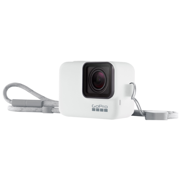 Husă GoPro Sleeve + Lanyard White photo 3