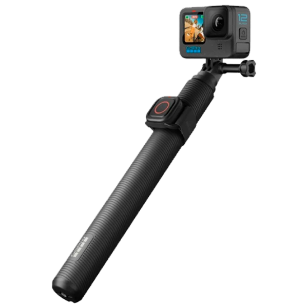 Monopied GoPro Extension Pole + Waterproof Shutter Remote Black photo 1