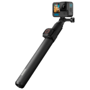 photo Monopied GoPro Extension Pole + Waterproof Shutter Remote Black