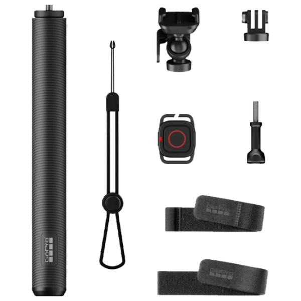 Monopied GoPro Extension Pole + Waterproof Shutter Remote Black photo 3
