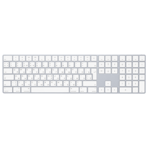 Tastatură Apple Magic Keyboard MQ052RS/A Russian / White photo 1