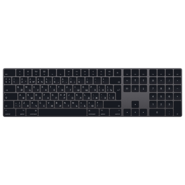 Tastatură Apple Magic Keyboard MRMH2RS/A Russian / Gray photo 1