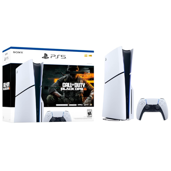 Consolă pentru jocuri Sony PlayStation 5 Slim Disc Edition Call of Duty Black Ops 6 Bundle 1 TB / White photo 2