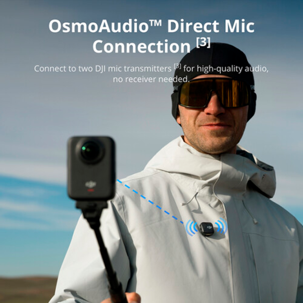 Cameră action DJI Osmo 360 Standard Combo 30.72 MP Black photo 10