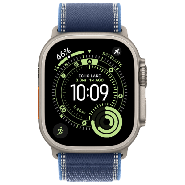 Apple Watch Ultra 3 49 mm Natural Titanium / Bright Blue photo 3