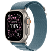 photo Apple Watch Ultra 3 49 mm Natural Titanium / Light blue