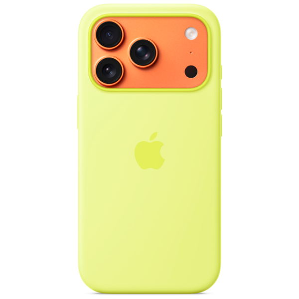 Husă pentru smartphone iPhone 17 Pro Back / Silicon / Neon Yellow photo 1