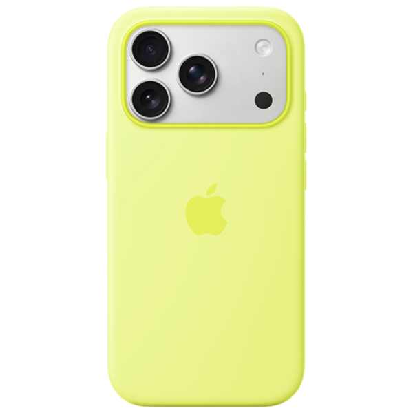 Husă pentru smartphone iPhone 17 Pro Back / Silicon / Neon Yellow photo 2