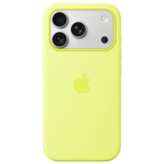 photo Husă pentru smartphone iPhone 17 Pro Back / Silicon / Neon Yellow