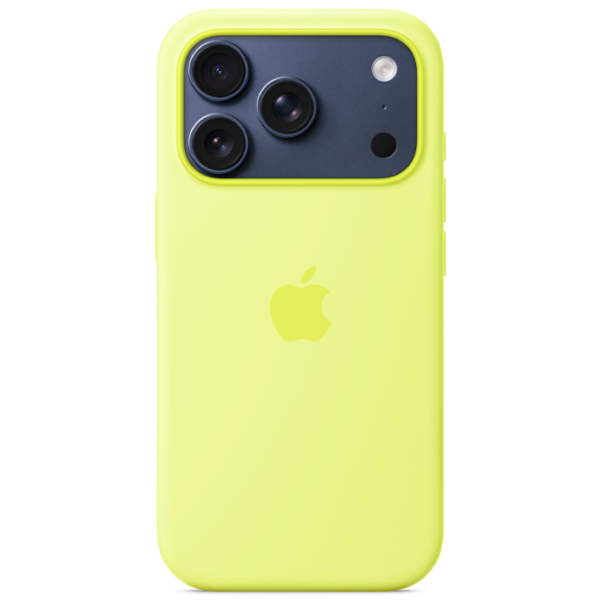 Husă pentru smartphone iPhone 17 Pro Back / Silicon / Neon Yellow photo 3