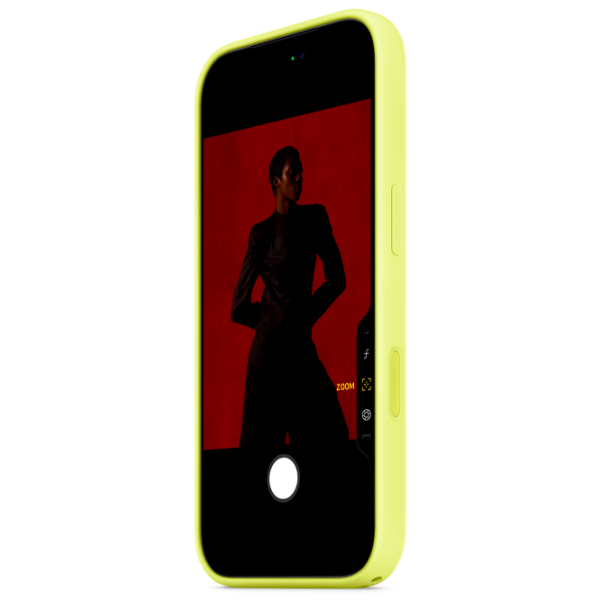 Husă pentru smartphone iPhone 17 Pro Back / Silicon / Neon Yellow photo 4