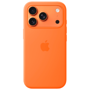 photo Husă pentru smartphone iPhone 17 Pro Back / Silicon / Orange