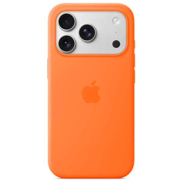 Husă pentru smartphone iPhone 17 Pro Back / Silicon / Orange photo 2