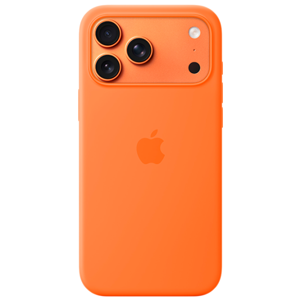 Husă pentru smartphone iPhone 17 Pro Max MagSafe Back / Silicon / Orange photo 1