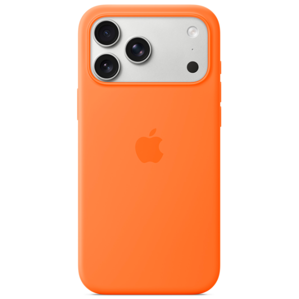 Husă pentru smartphone iPhone 17 Pro Max MagSafe Back / Silicon / Orange photo 2