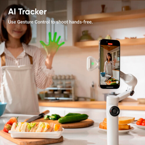 Стабилизатор Insta360 Flow 2 AI Tracking Module Kit Stone Gray photo 6