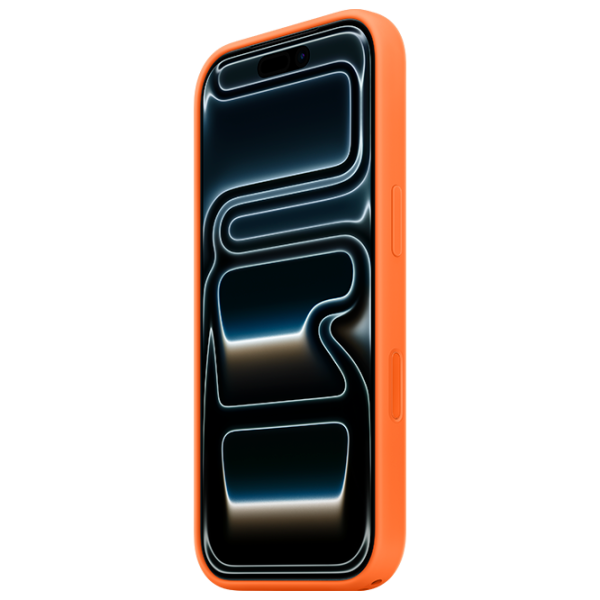Husă pentru smartphone iPhone 17 Pro Back / Silicon / Orange photo 2