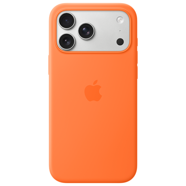 Husă pentru smartphone iPhone 17 Pro Max MagSafe Back / Silicon / Orange photo 1