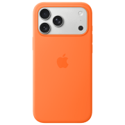 photo Husă pentru smartphone iPhone 17 Pro Max MagSafe Back / Silicon / Orange