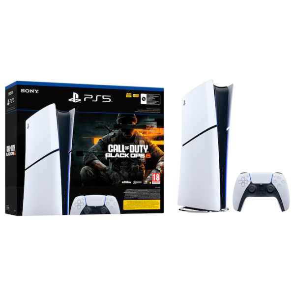 Consolă pentru jocuri Sony PlayStation 5 Slim Digital Edition Call of Duty Black Ops 6 Bundle 1 TB / White photo 2