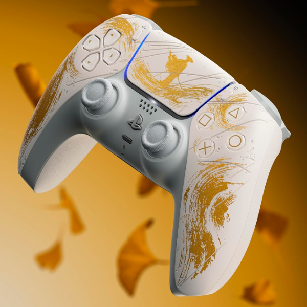 Gamepad Sony DualSense Ghost of Yotei Limited Edition Fără fir / Gold photo 8