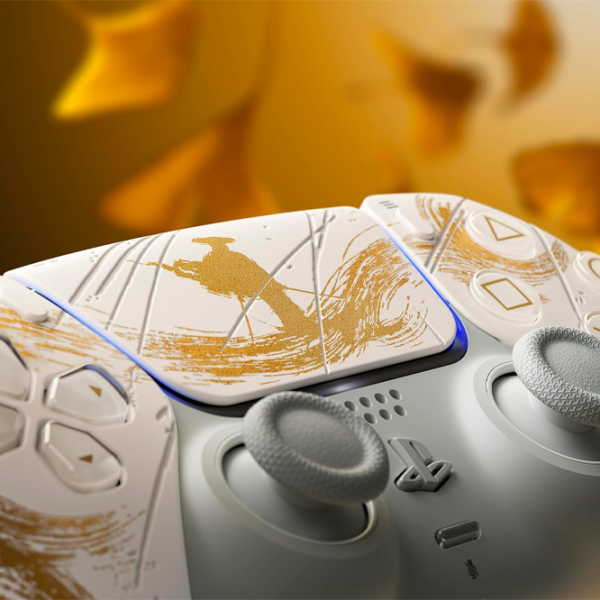 Gamepad Sony DualSense Ghost of Yotei Limited Edition Fără fir / Gold photo 9