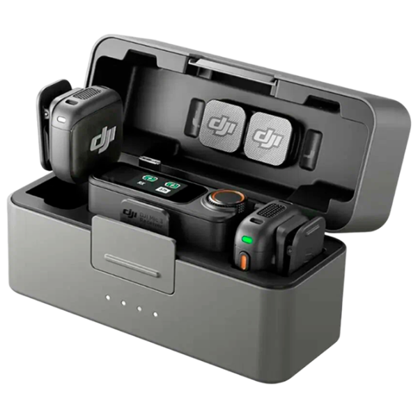 Microfon DJI Mic 3 (2 TX + 1 RX + Charging Case) Black photo 1