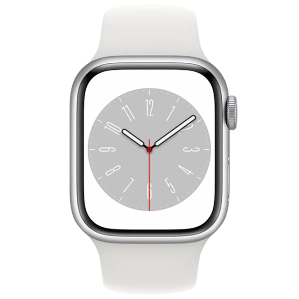 Apple Watch Series 8 41 mm Silver/ White Sport photo 2