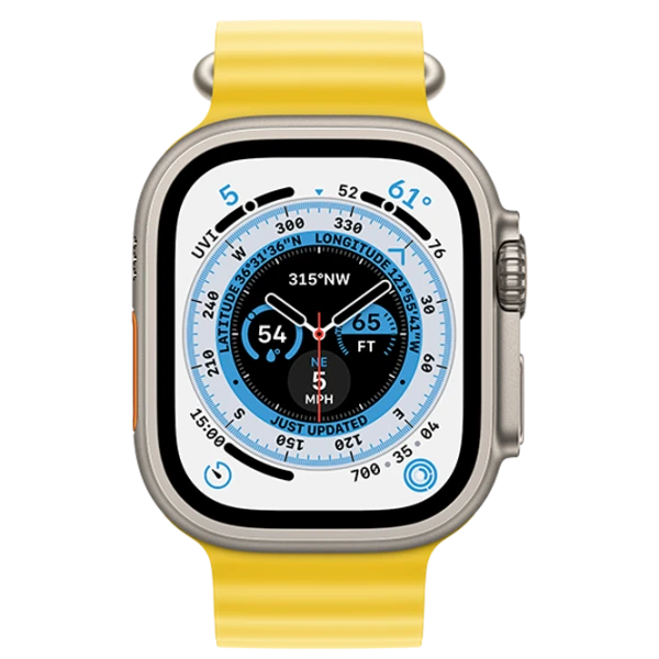 Apple Watch Ultra 49 мм Титан/ Yellow Ocean photo 2