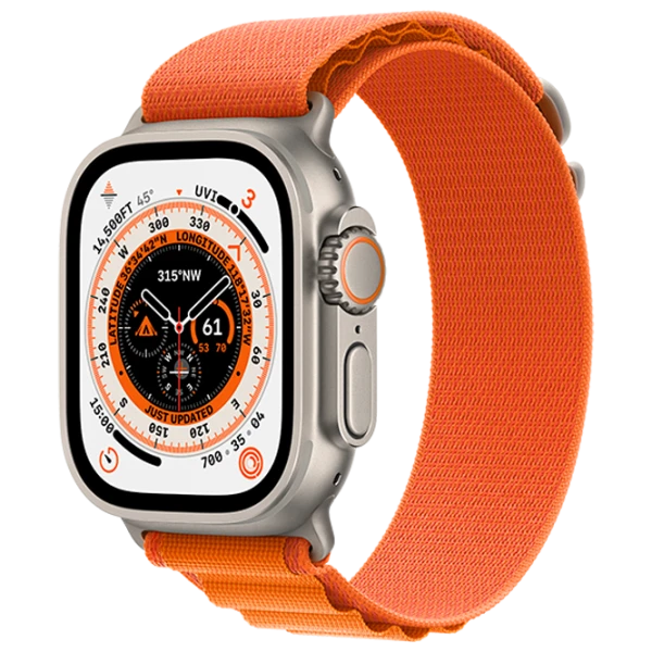 Apple Watch Ultra 49 mm Titanium/ Orange Alpine photo 1