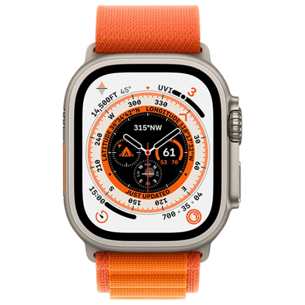 Apple Watch Ultra 49 мм Титан/ Orange Alpine photo 2