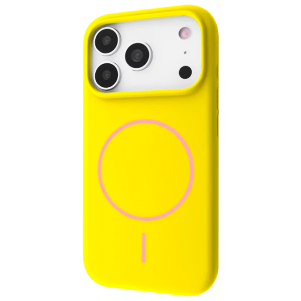 Husă pentru smartphone iPhone 17 Pro Max MagSafe Back / TPU / Yellow photo 1