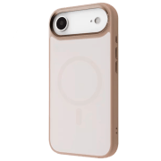 photo Husă pentru smartphone iPhone Air MagSafe Back / TPU / Desert Titanium