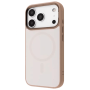photo Husă pentru smartphone iPhone 17 Pro MagSafe Back / TPU / Desert Titanium