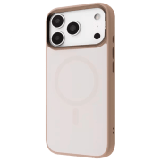 photo Husă pentru smartphone iPhone 17 Pro Max MagSafe Back / TPU / Desert Titanium