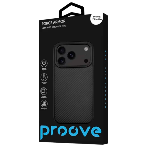 Husă pentru smartphone iPhone 17 Pro Max MagSafe Back / TPU / Black photo 3
