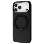 photo Husă pentru smartphone iPhone 17 Pro Max MagSafe Back / TPU / Black