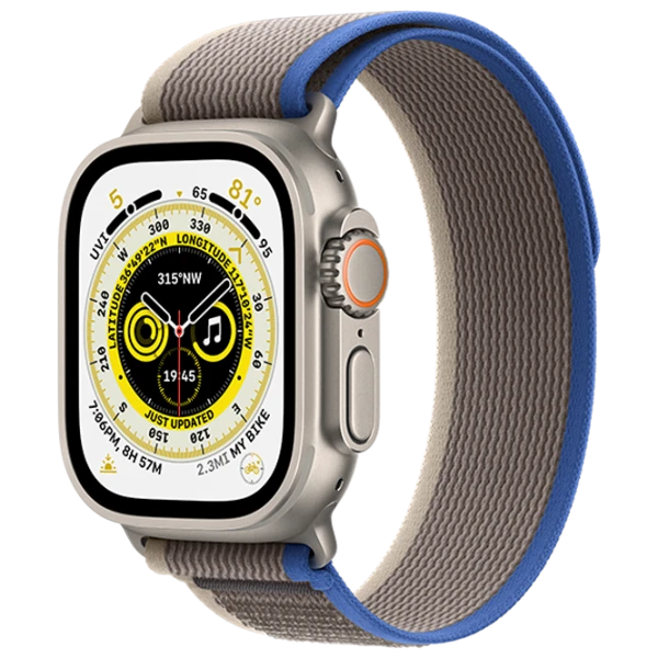 Apple Watch Ultra 49 мм Титан/ Blue/ Gray Trail photo 1