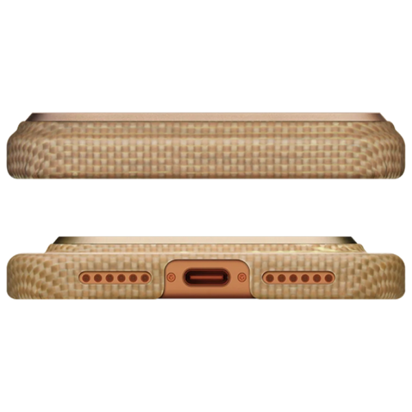 Husă pentru smartphone iPhone 17 Pro Max MagSafe Back / PC / Golden photo 3
