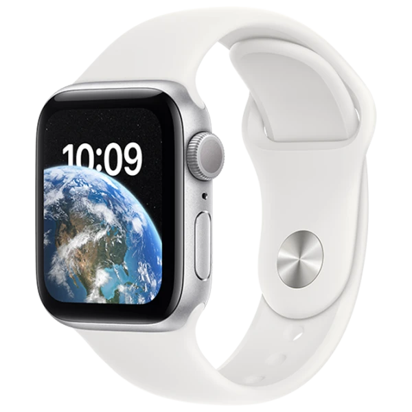 Apple Watch SE 2022 40mm Silver/ White Sport photo 1