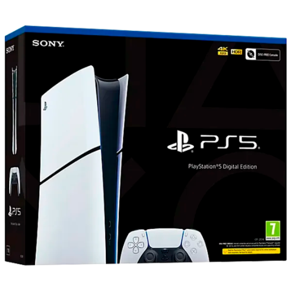 Consolă pentru jocuri Sony PlayStation 5 Slim Digital 825 GB / White photo 6