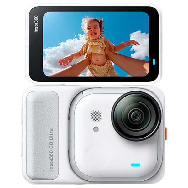 Экшн-камера Insta360 GO Ultra Standard Bundle 50 МП Arctic White photo 1