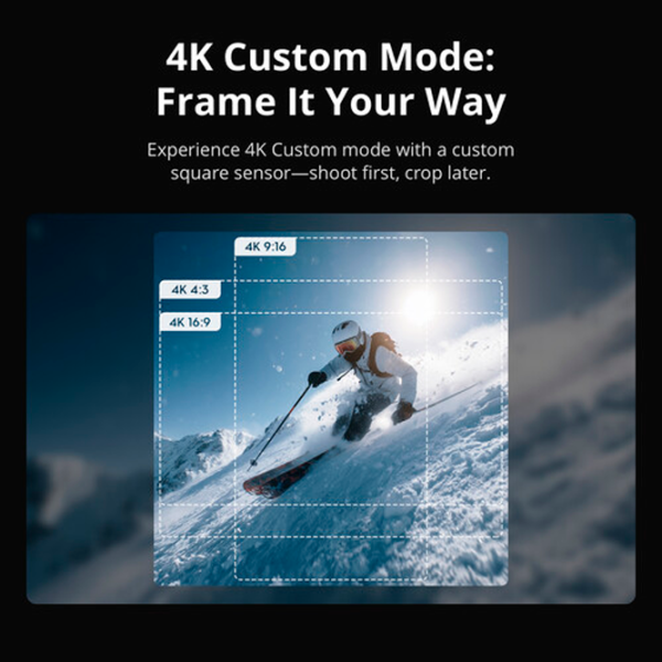 Cameră action DJI Action 6 Standard Combo 38 MP Black photo 9