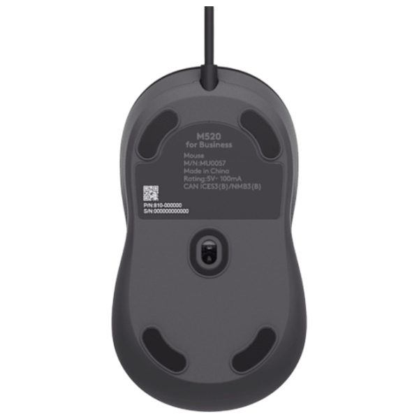 Mouse Logitech M520 Signature Graphite photo 3