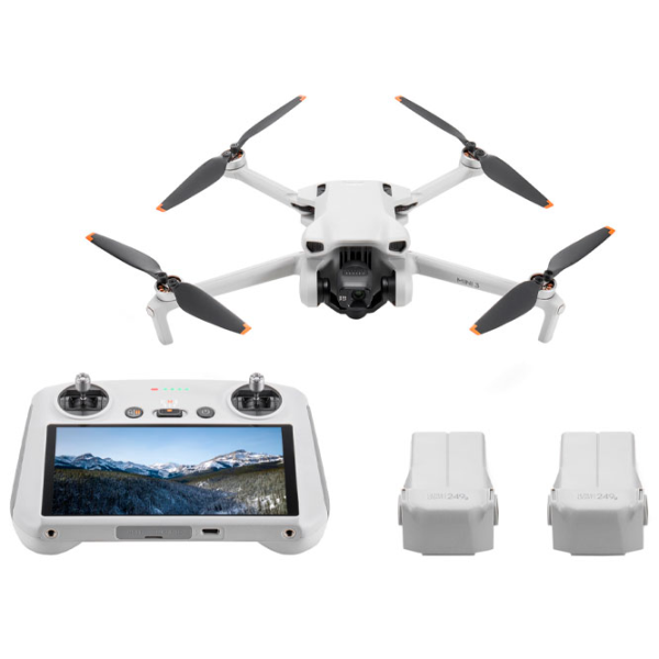 Dronă DJI Mini 3 Fly More Combo Personal 57.6 km/h Light Gray photo 5